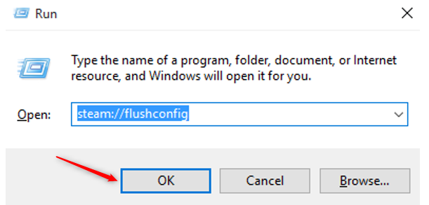 Open steam://flushconfig
